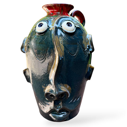 Johnathan Corn 10" Face Jug DP5291
